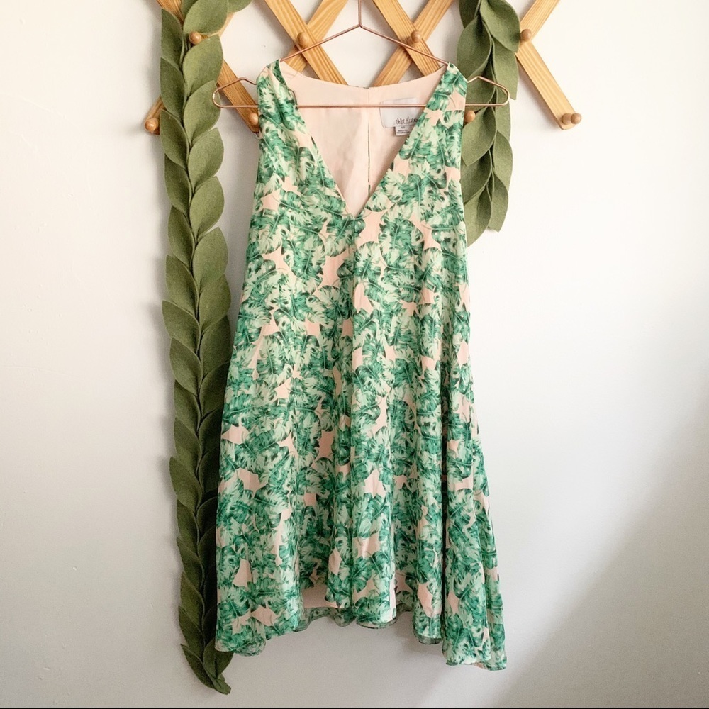 Chloe Oliver Coco Cabana Print Silk Dress